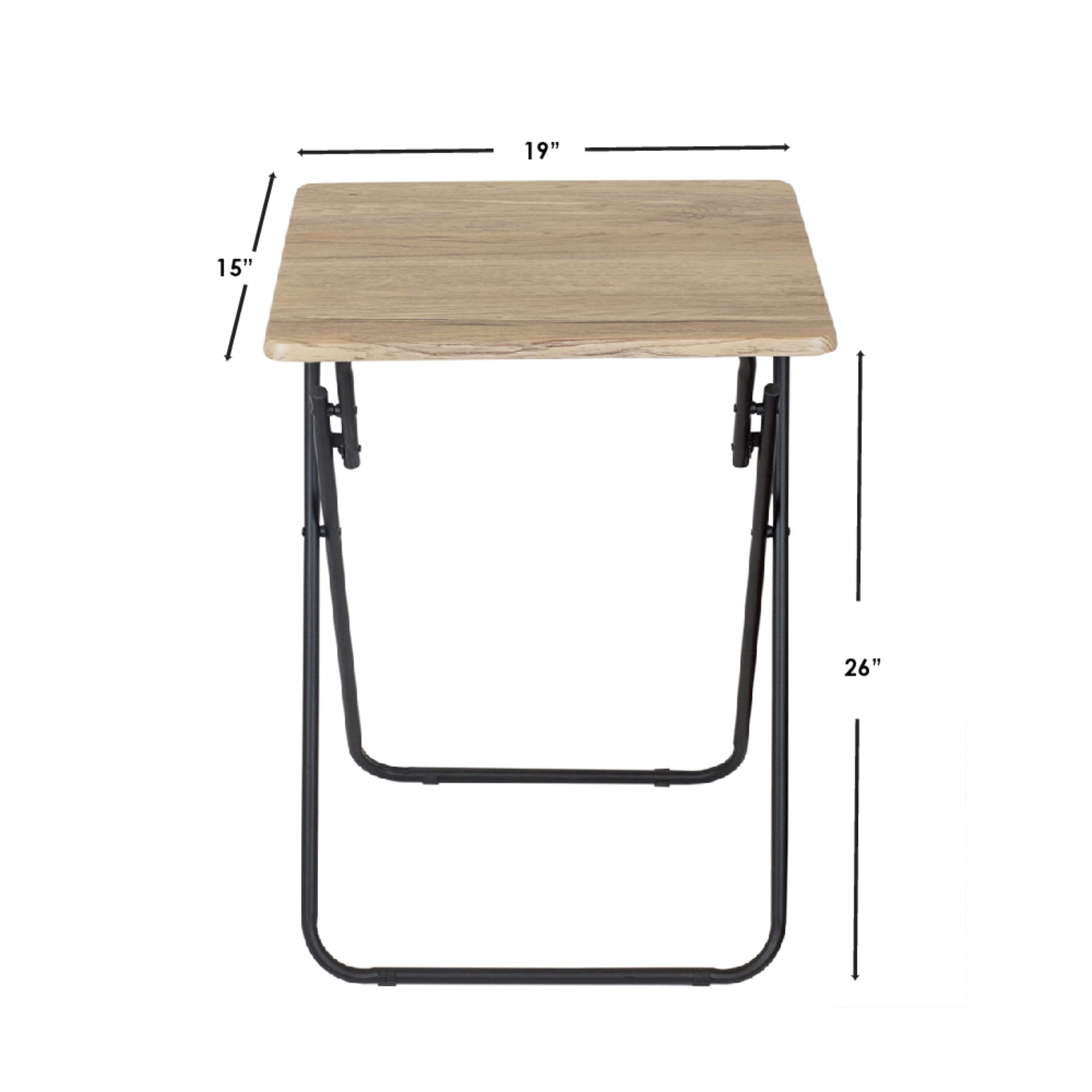 Home Basics Multi-Purpose Foldable Table, Natural $15.00 EACH, CASE PACK OF 6