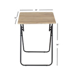 Load image into Gallery viewer, Home Basics Multi-Purpose Foldable Table, Natural $15.00 EACH, CASE PACK OF 6
