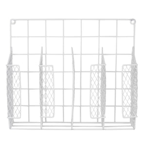 Home Basics Vinyl Coated Steel  Wrap Organizer, White $8.00 EACH, CASE PACK OF 6