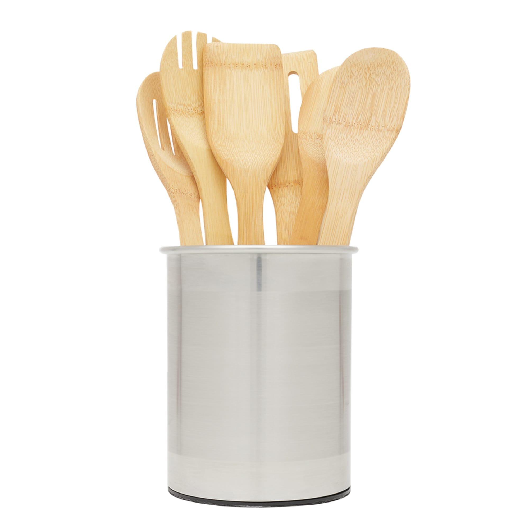 Home Basics Rotating Stainless Steel Utensil Holder, Silver $8 EACH, CASE PACK OF 6