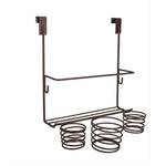 Load image into Gallery viewer, Home Basics Over the Cabinet Bronze Hairdryer Holder $6 EACH, CASE PACK OF 12
