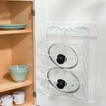 Load image into Gallery viewer, Home Basics Wall or Cabinet Mount Lid Rack $10.00 EACH, CASE PACK OF 12
