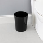 Load image into Gallery viewer, Home Basics Tapered 6 Lt Steel Waste Bin, Black $6 EACH, CASE PACK OF 6
