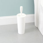 Load image into Gallery viewer, Home Basics Plastic Toilet Brush Holder, White $6.00 EACH, CASE PACK OF 12
