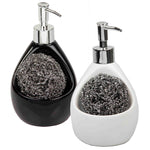 Load image into Gallery viewer, Home Basics Soap Dispenser with Sponge Holder - Assorted Colors
