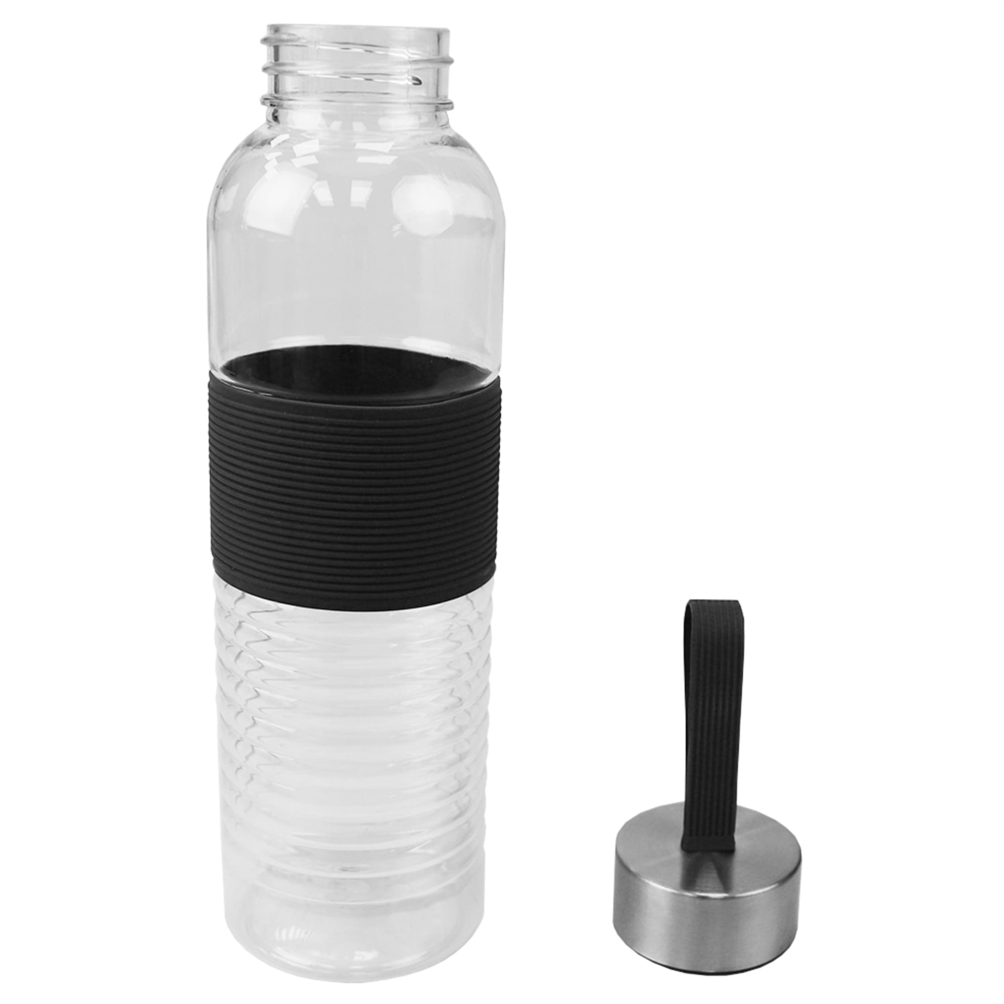 Home Basics 20 Oz. Plastic Travel Bottle with Built-in Carrying Strap and Textured Grip $4.00 EACH, CASE PACK OF 12