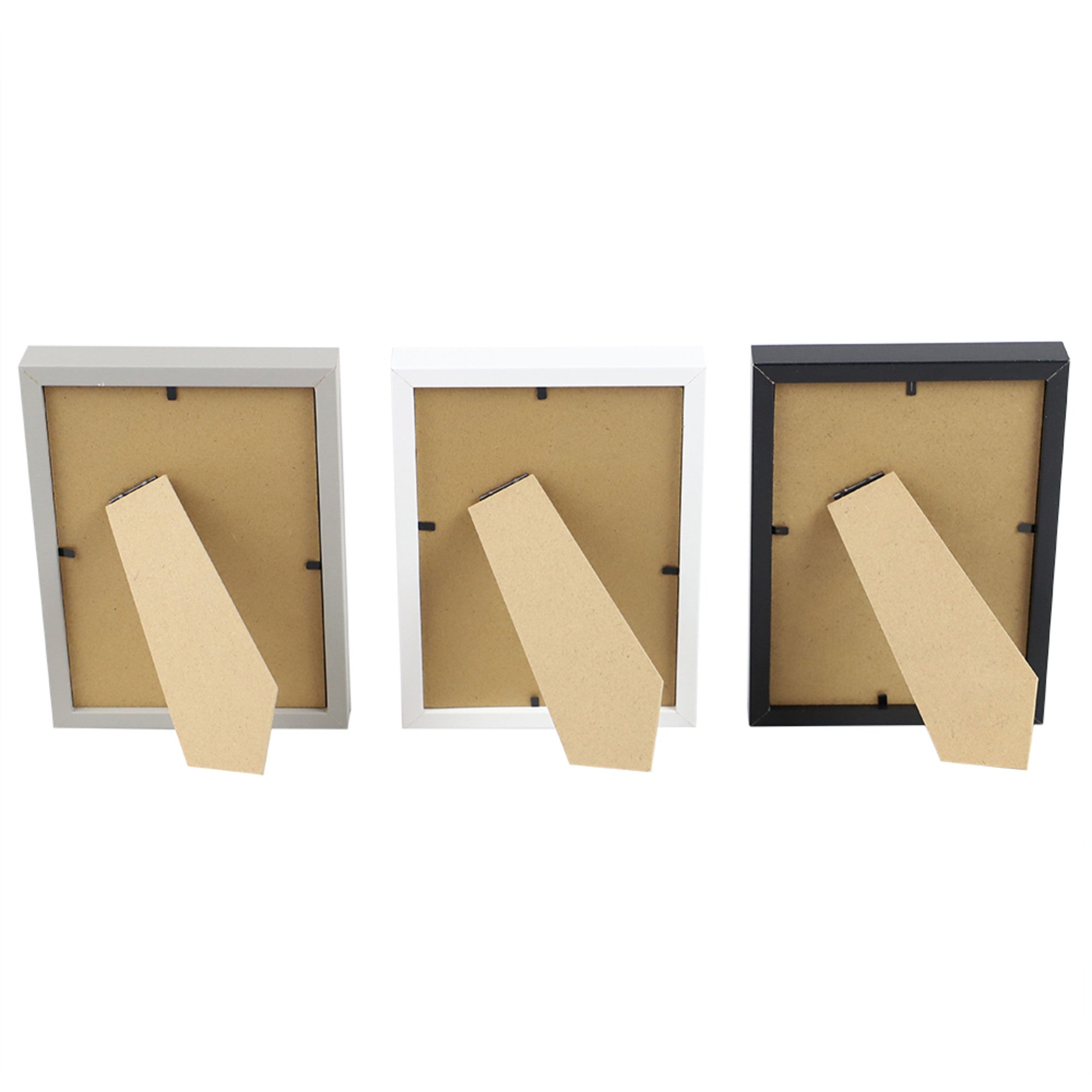 Home Basics 5” x 7” MDF Picture Frame with Easel Back - Assorted Colors