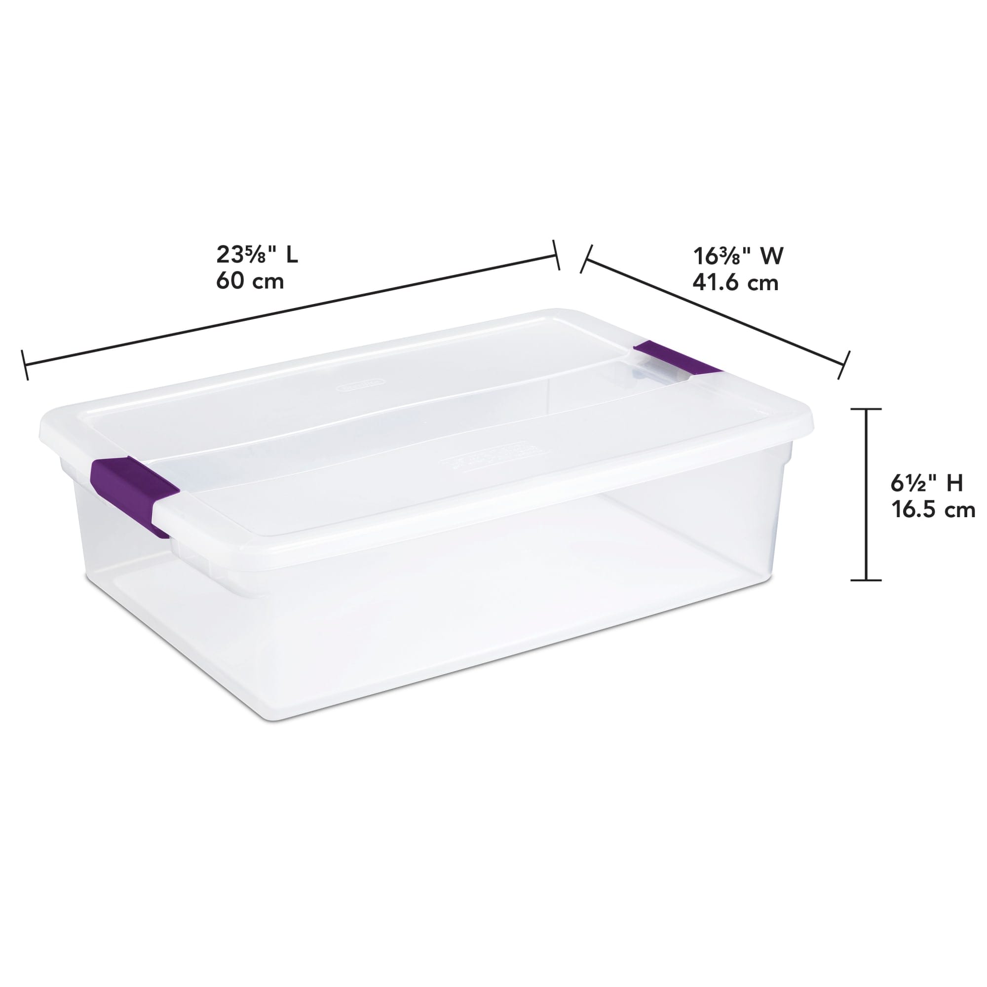 Sterilite 32 Quart/30 Liter ClearView Latch™ Box $15.00 EACH, CASE PACK OF 6