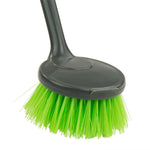 Load image into Gallery viewer, Home Basics Brilliant Dish Brush, Grey/Lime $2 EACH, CASE PACK OF 12
