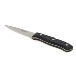 Load image into Gallery viewer, Home Basics 3.5&quot; Stainless Steel Paring Knife with Contoured Bakelite Handle, Black $1.50 EACH, CASE PACK OF 24

