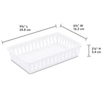 Load image into Gallery viewer, Sterilite Storage Tray / White $1.25 EACH, CASE PACK OF 24
