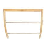 Load image into Gallery viewer, Home Basics Bamboo Wall Mounted Towel Rack With Shelf  $12.00 EACH, CASE PACK OF 6
