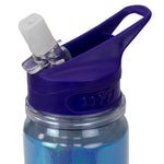 Load image into Gallery viewer, Home Basics Glitter 18 oz. Flip Top  Water Bottle - Assorted Colors
