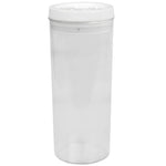 Load image into Gallery viewer, Home Basics 2.8 Liter Twist &#39;N Lock Air-Tight Round Plastic Canister, White $7 EACH, CASE PACK OF 6
