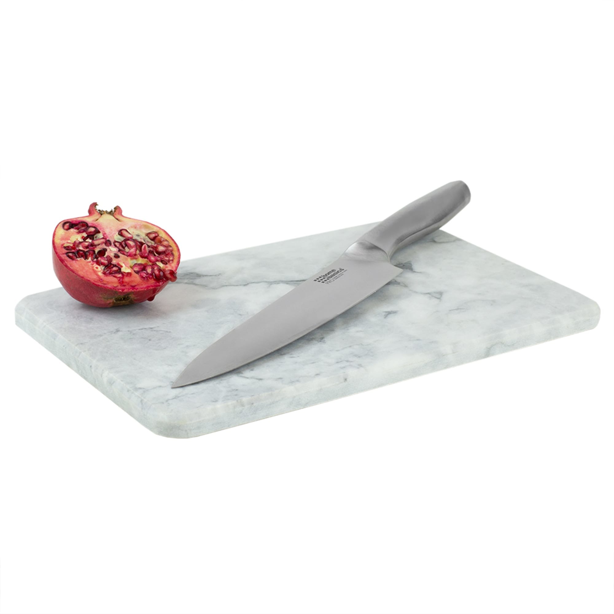 Home Basics Multi-Purpose Pastry Marble Cutting Board, White $8.00 EACH, CASE PACK OF 5