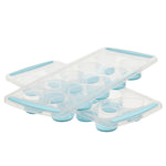 Load image into Gallery viewer, Home Basics Ice Cube Tray with Round Compartments, (Pack of 2) - Assorted Colors
