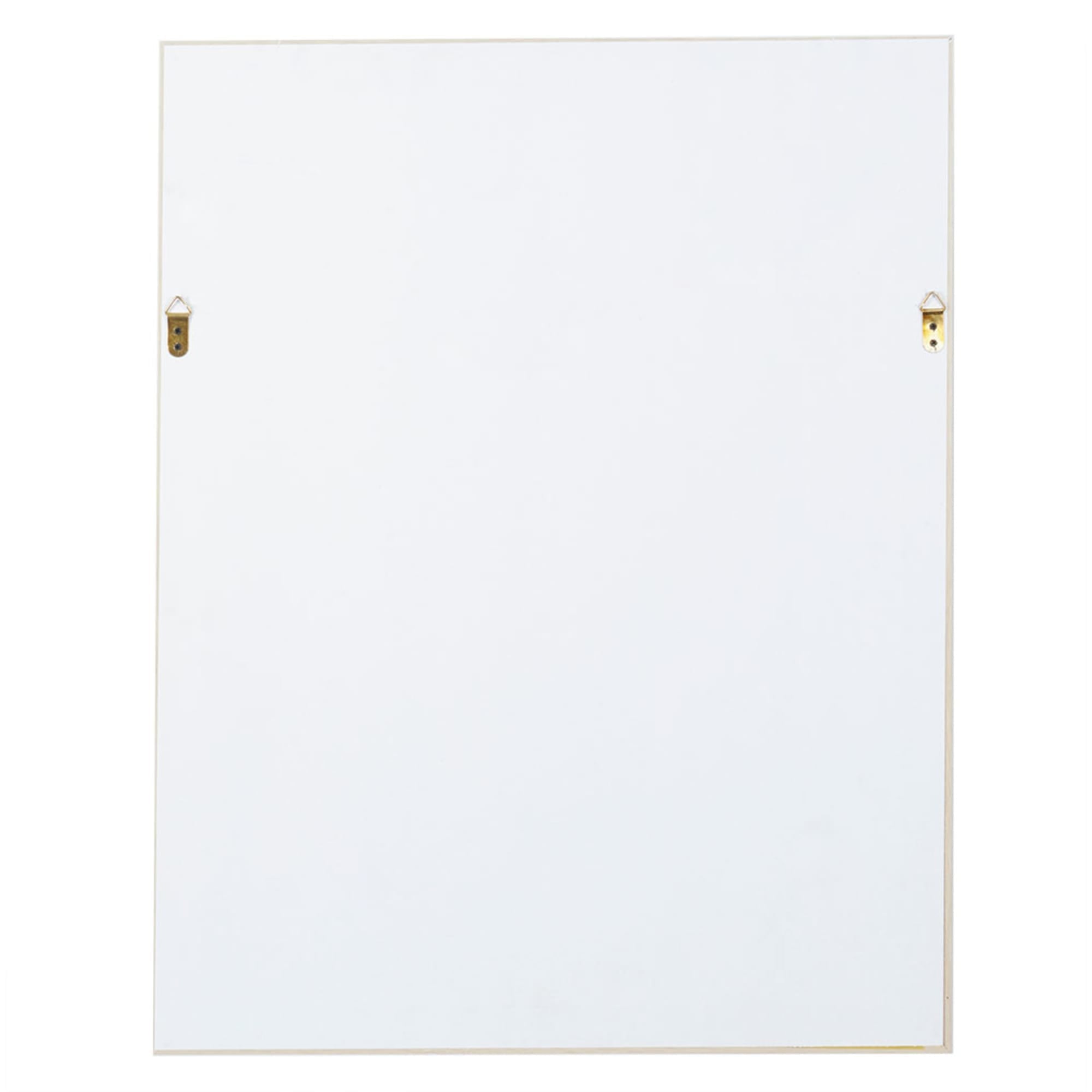 Home Basics Framed Painted MDF 18” x 24” Wall Mirror, Natural $10.00 EACH, CASE PACK OF 6