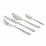 Load image into Gallery viewer, Home Basics 16 Piece Hammered Finish Stainless Steel Flatware Set, Silver $8.00 EACH, CASE PACK OF 12
