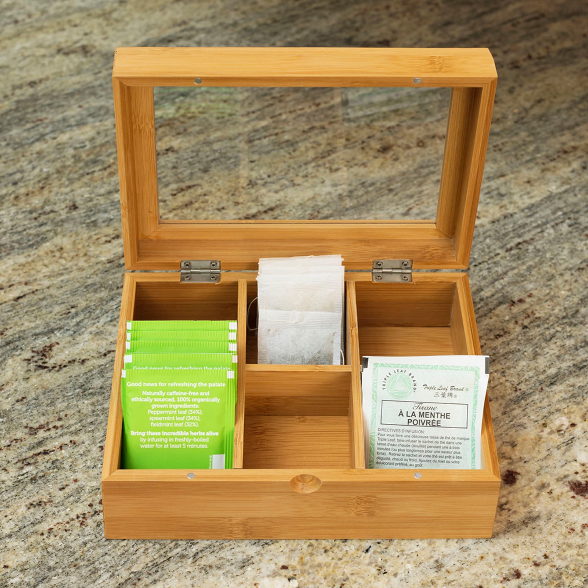 Wooden Storage Box With 100 Compartments / Collection Box With