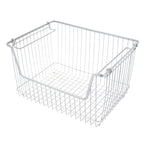 Load image into Gallery viewer, Home Basics Small Powder Coated Steel Wire Storage Basket, Grey $6.00 EACH, CASE PACK OF 12
