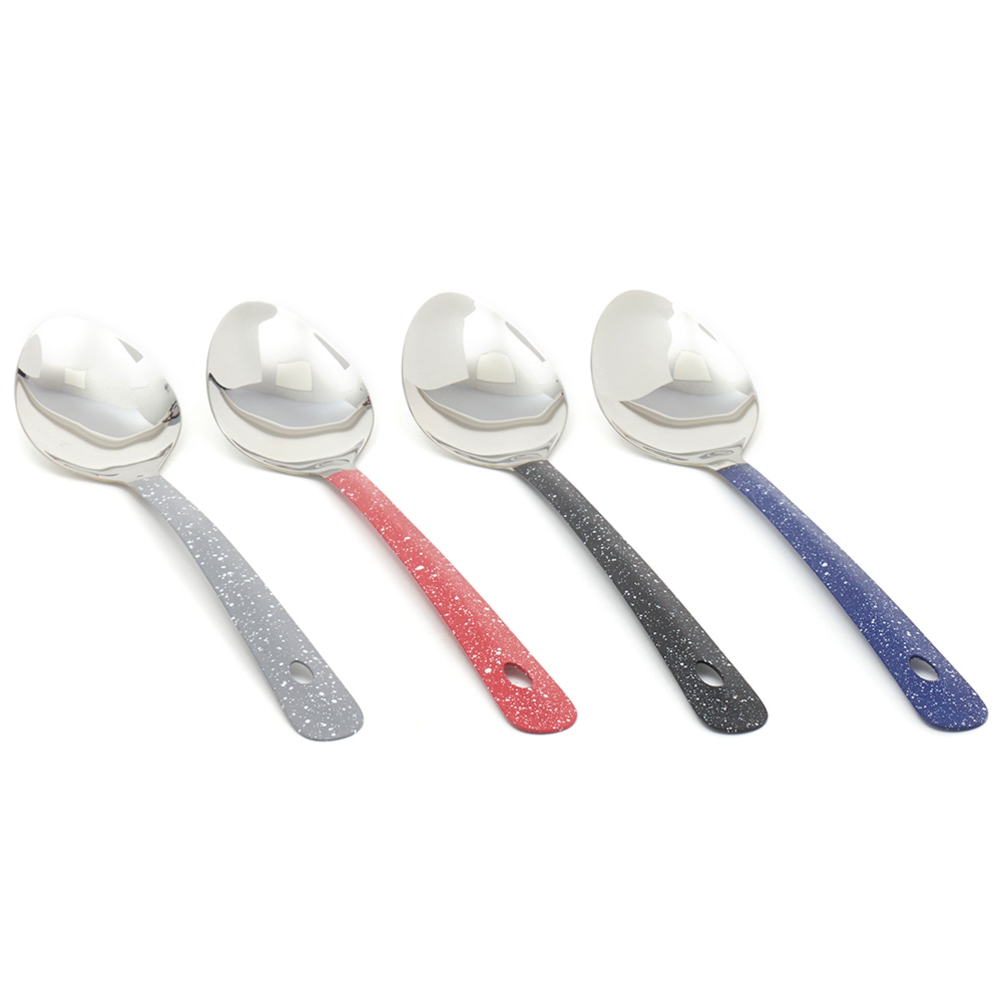 Home Basics Speckled Stainless Steel Serving Spoon - Assorted Colors