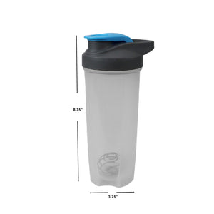 Home Basics Flip Top Plastic Bottle with Measurement Markings, Clear $2.00 EACH, CASE PACK OF 12