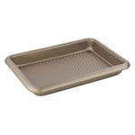 Load image into Gallery viewer, Home Basics Aurelia Non-Stick 14.5” x 10.6” x 2.4” Carbon Steel Roaster Pan, Gold $6.00 EACH, CASE PACK OF 12
