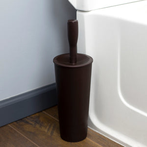 Home Basics Tapered Plastic Toilet Brush Holder, Black $5 EACH, CASE PACK OF 12