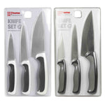 Load image into Gallery viewer, Home Basics Stainless Steel 3 Piece Knife Set $3.00 EACH, CASE PACK OF 12
