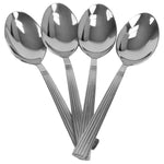Load image into Gallery viewer, Silver 4-Piece Dinner Spoon Set - Mirror Finish Stainless Steel Flatware Dinner Utensils, Essential Kitchen Cutlery Set, Dishwasher Safe $2.00 EACH, CASE PACK OF 24
