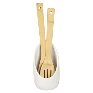 Home Basics Stand Up Ceramic Spoon Rest, White $4 EACH, CASE PACK OF 12