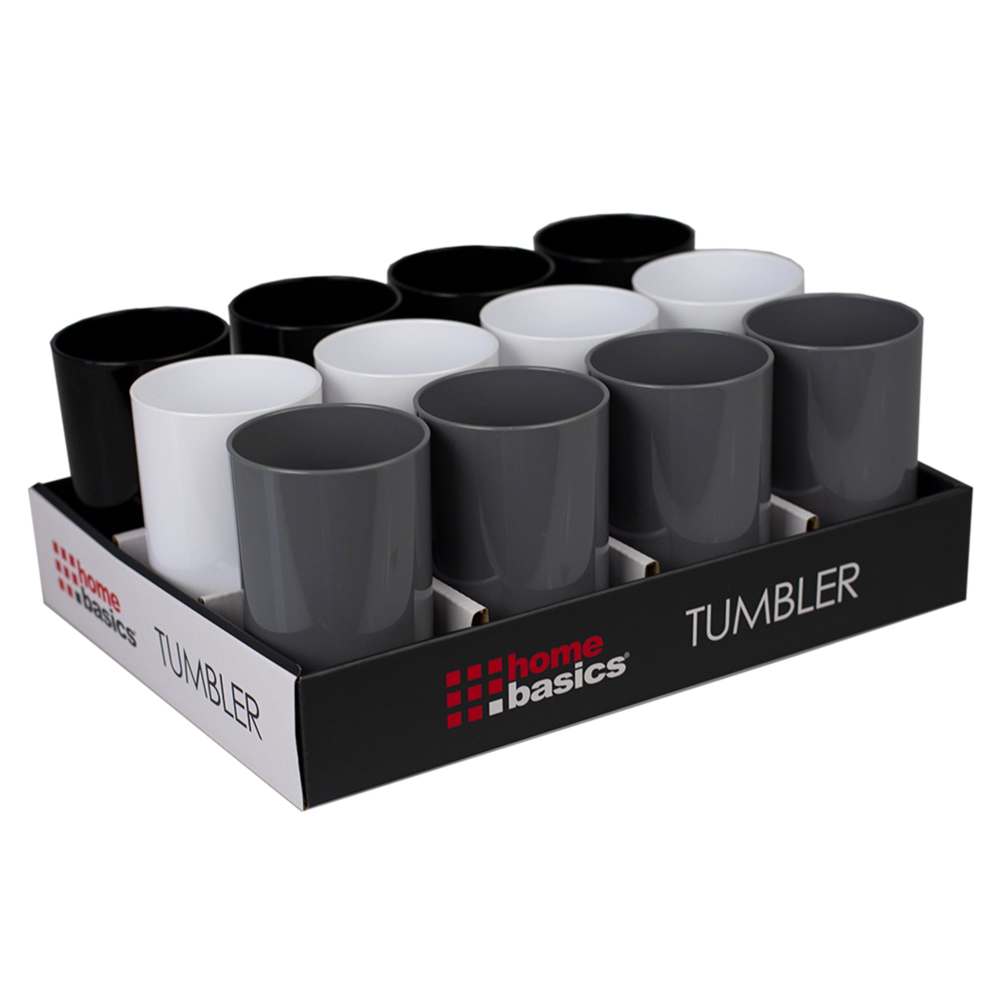 Home Basics Plastic Tumbler - Assorted Colors