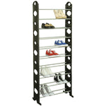 Load image into Gallery viewer, Home Basics Stackable  30 Pair Metal and Plastic Shoe Rack, Black $15.00 EACH, CASE PACK OF 6

