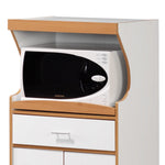 Load image into Gallery viewer, Home Small  Wood Microwave Cart, White $80.00 EACH, CASE PACK OF 1
