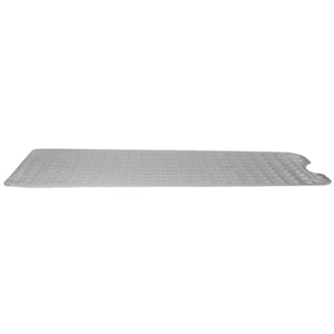 Home Basics Extra Long U Shape Front Bath Mat, Clear $5 EACH, CASE PACK OF 12