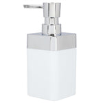 Load image into Gallery viewer, Home Basics Skylar 10 oz. ABS Plastic Soap Dispenser, White $4.00 EACH, CASE PACK OF 12
