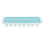 Load image into Gallery viewer, Home Basics 16 Compartment Square Plastic Stackable Ice Cube Tray with Snap-on Cover, Blue $2.00 EACH, CASE PACK OF 12
