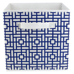 Load image into Gallery viewer, Home Basics Squared  Collapsible Non-Woven Storage Cube, Navy $3.00 EACH, CASE PACK OF 12
