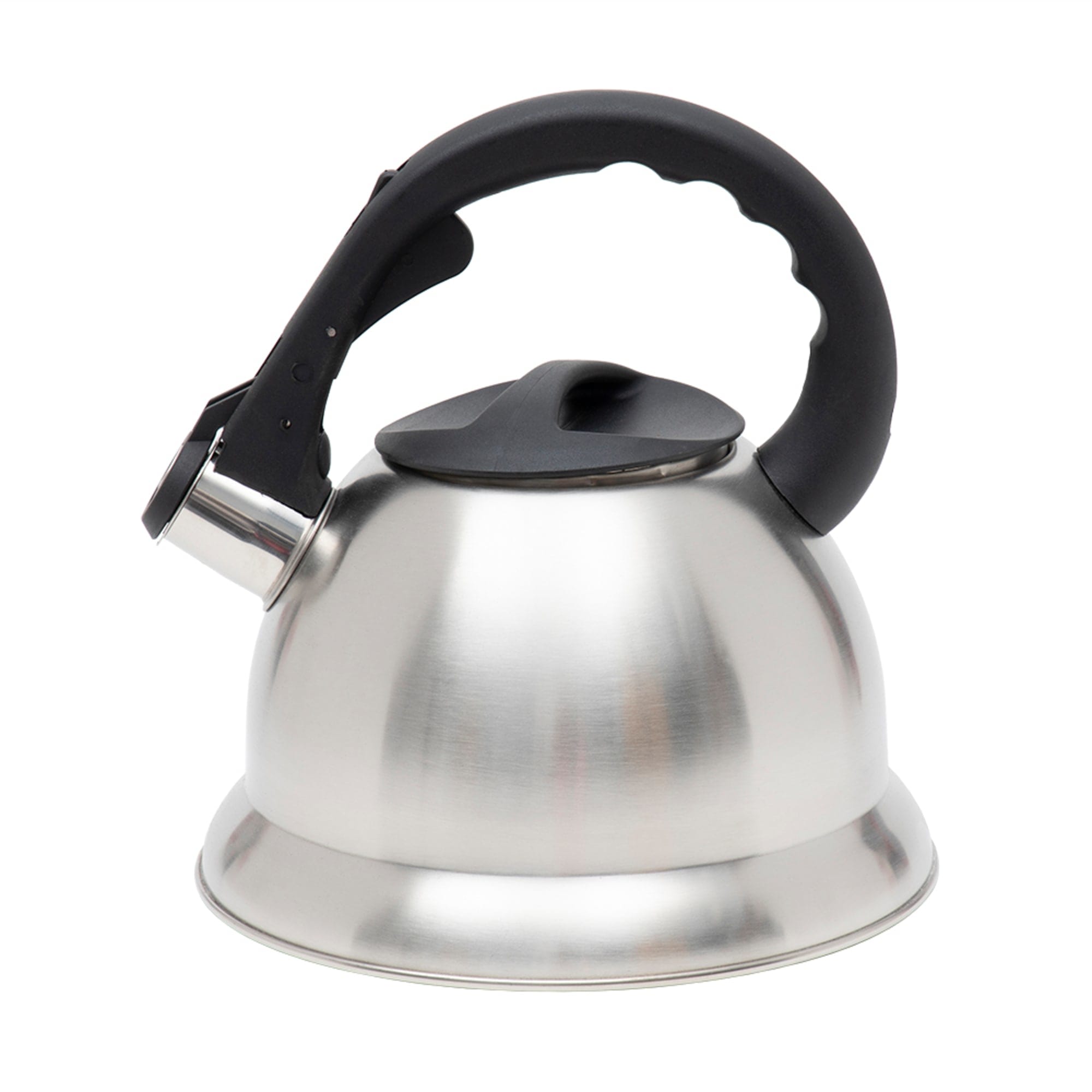 Home Basics 3.0 Liter Brushed Stainless Steel Tea Kettle with Easy Grip Textured Handle, Silver $15.00 EACH, CASE PACK OF 12