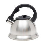 Load image into Gallery viewer, Home Basics 3.0 Liter Brushed Stainless Steel Tea Kettle with Easy Grip Textured Handle, Silver $15.00 EACH, CASE PACK OF 12
