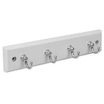 Load image into Gallery viewer, Home Basics 4 Hook Wall Mounted Key Rack, White $4.00 EACH, CASE PACK OF 12
