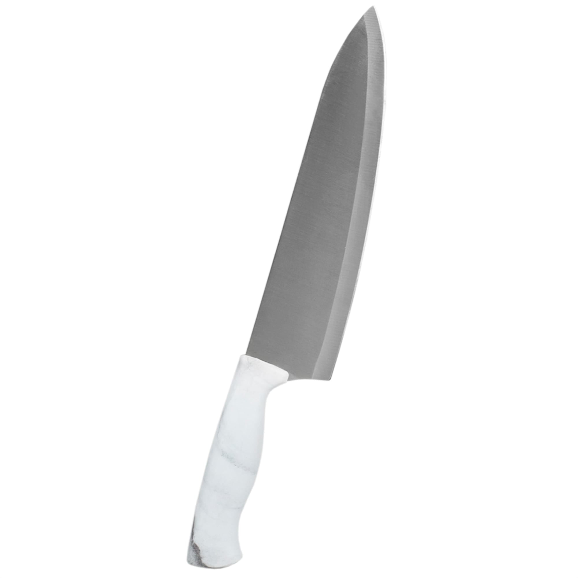 Home Basics Marble Collection 8" Chef Knife, White $3.00 EACH, CASE PACK OF 24