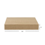 Load image into Gallery viewer, Home Basics Short Rectangle Floating Shelf, Oak $5.00 EACH, CASE PACK OF 6
