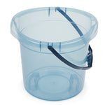 Load image into Gallery viewer, Home Basics 11 Lt Plastic Bucket with Fold Down Handle $5 EACH, CASE PACK OF 12
