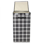 Load image into Gallery viewer, Home Basics Plaid Non-Woven Laundry Hamper, Black $10.00 EACH, CASE PACK OF 6

