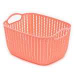 Load image into Gallery viewer, Home Basics Medium Crochet Plastic Basket - Assorted Colors
