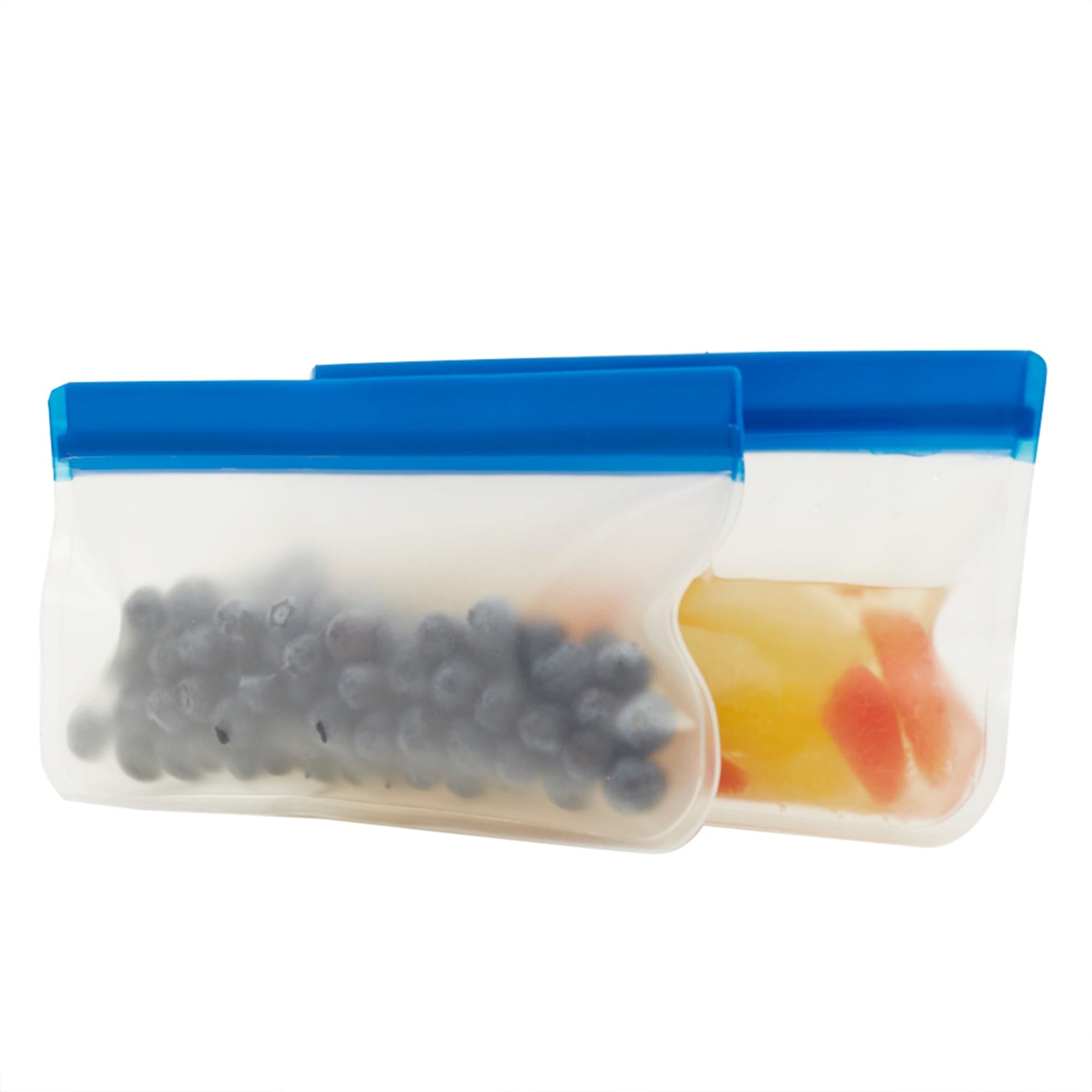Home Basics 2 Piece Reusable 4" x 8" PEVA Food Bags, Clear $2.00 EACH, CASE PACK OF 24