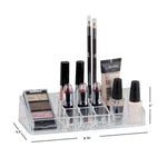 Load image into Gallery viewer, Home Basics Makeup Organizer, Clear $4.00 EACH, CASE PACK OF 12
