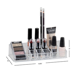 Home Basics Makeup Organizer, Clear $4.00 EACH, CASE PACK OF 12