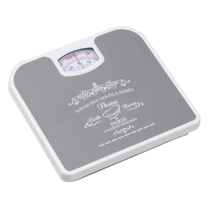 Home Basics Paris Mechanical Weighing Scale, Grey $8.00 EACH, CASE PACK OF 6